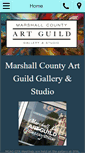 Mobile Screenshot of marshallcountyartguild.org